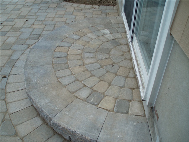 steps to home from patio