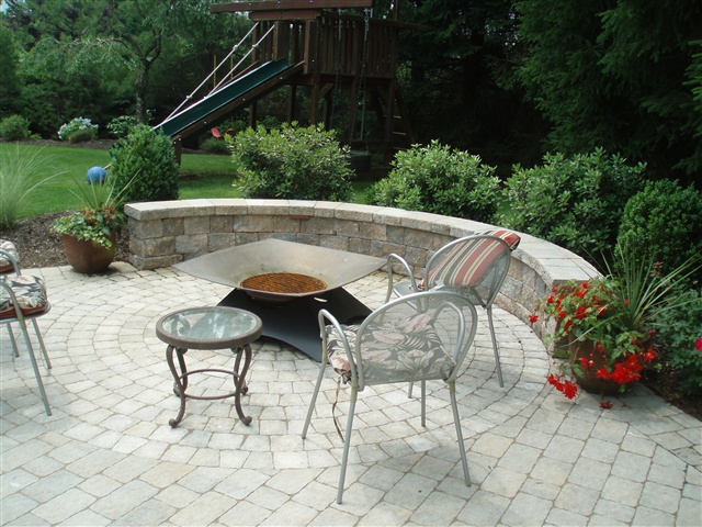 seating area on patio